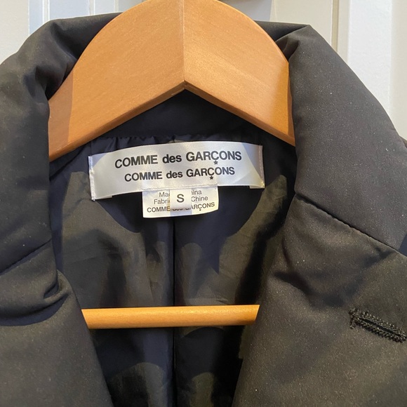 Comme Des Garcon fitted puffer padded down blazer jacket - Picture 3 of 8